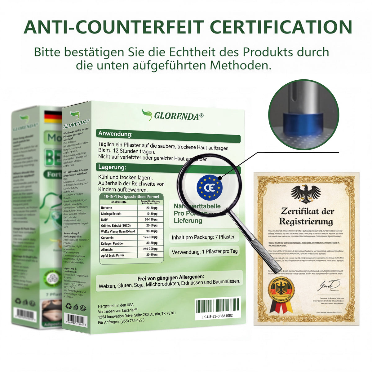 Nur noch 10 Packungen verfügbar! ⏰🔥 GLORENDA® Sichern Sie sich jetzt exklusiv 70 % Rabatt!