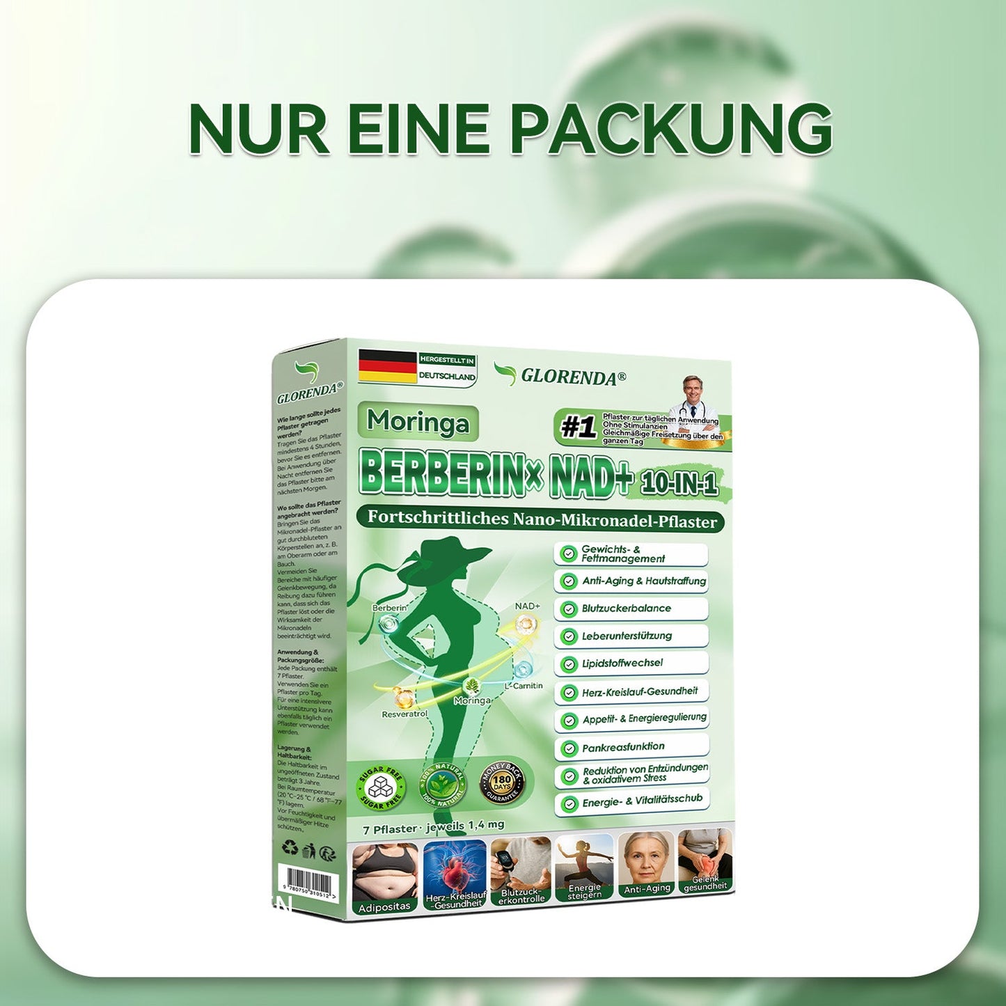Nur noch 10 Packungen verfügbar! ⏰🔥 GLORENDA® Sichern Sie sich jetzt exklusiv 70 % Rabatt!